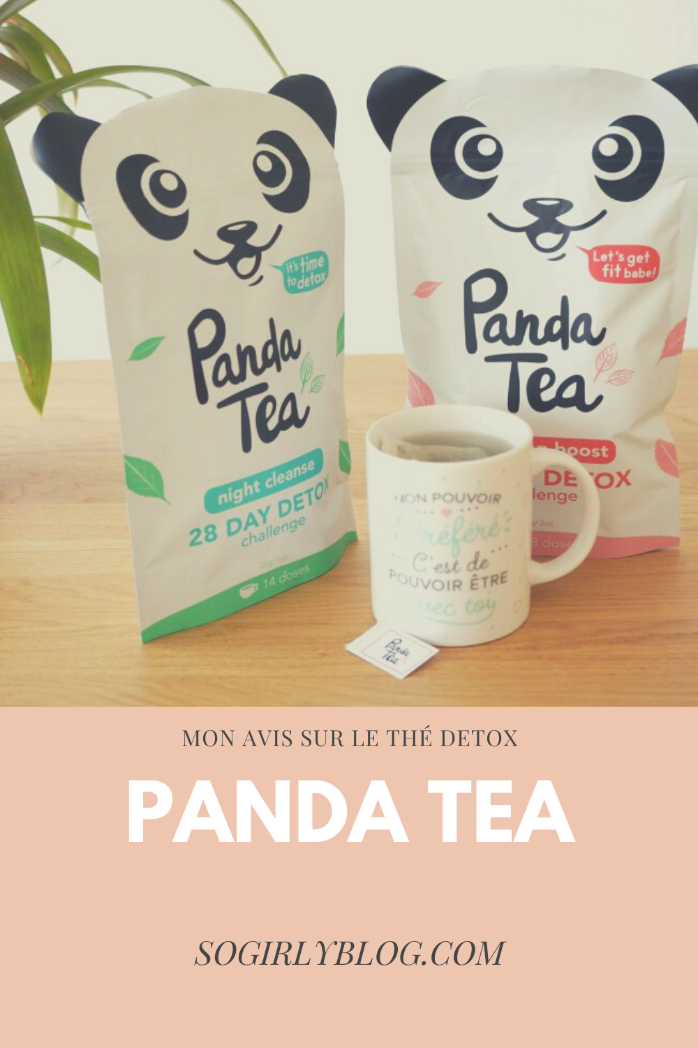 Tea Time // Les thés detox Panda Tea - Le So Girly Blog
